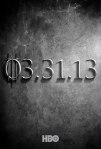 Game of Thrones (HBO) season 3 teaser poster